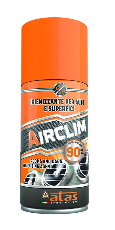 AIR CLIM IGIENIZZANTE PER AUTO E SUPERFICI  - BO 150 ML - LIMONE