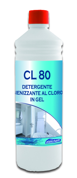 CL 80 - DETERGENTE IGIENIZZANTE AL CLORO IN GEL - FL 1000 ML